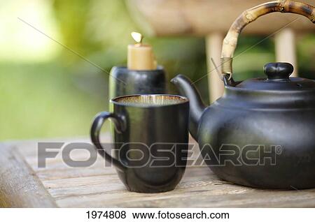 Hawaii, Kauai, Traditional Tea Setting. View Large Photo Image Stock Photo - Hawaii, Kauai, Traditional Tea Setting.. Fotosearch