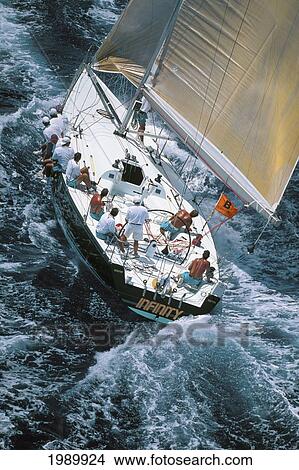 Hawaii, Kenwood Cup '96, Overview Of Yacht, Infinity View Large Photo Image Picture - Hawaii, Kenwood Cup '96, Overview Of Yacht, Infinity. Fotosearch