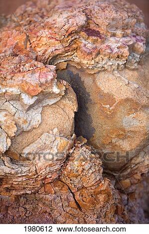 Stock Image - Hawaii, Lanai, Garden Of The Gods, Close-Up Of A Rock Formation.. Fotosearch