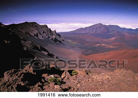 Hawaii, Maui, Haleakala Crater, Haleakala National Park View Large Photo Image Stock Photograph - Hawaii, Maui, Haleakala Crater, Haleakala National Park. Fotosearch