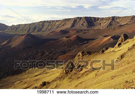 Hawaii, Maui, Haleakala National Park, Cinder Cones, Crater Floor, B1569 View Large Photo Image Stock Image - Hawaii, Maui, Haleakala National Park, Cinder Cones, Crater Floor, B1569. Fotosearch