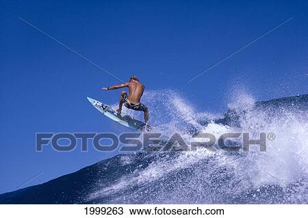 Hawaii, Maui, Ho'okipa, Surfer Justin Roberson Surfing View Large Photo Image Stock Image - Hawaii, Maui, Ho'okipa, Surfer Justin Roberson Surfing. Fotosearch
