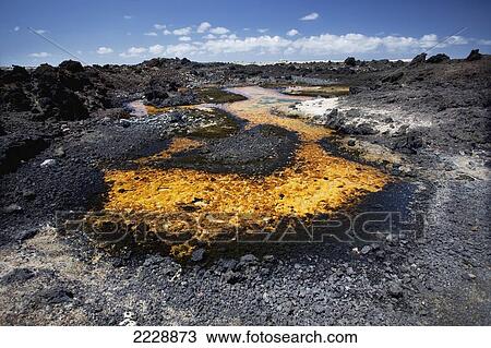 Hawaii, Maui, Kanaio, Pond Along The Rocky Kanaio Coast. View Large Photo Image Stock Image - Hawaii, Maui, Kanaio, Pond Along The Rocky Kanaio Coast.. Fotosearch