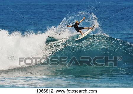 Hawaii, Maui, Kapalua, Pro Surfer Doing A High Performance Turn (Matt Meola) View Large Photo Image Stock Image - Hawaii, Maui, Kapalua, Pro Surfer Doing A High Performance Turn (Matt Meola). Fotosearch