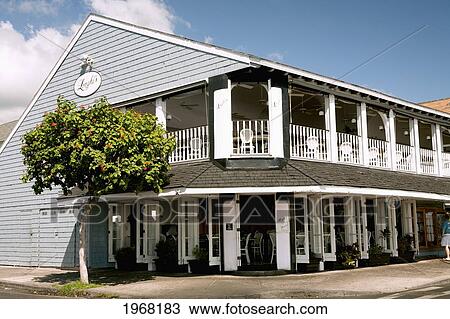 Stock Image - Hawaii, Maui, Lahaina, Maui Art Gallery.. Fotosearch