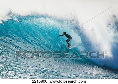 Hawaii, Maui, Laperouse, Professional Surfer Albee Layer in the barrel. View Large Photo Image Stock Image - Hawaii, Maui, Laperouse, Professional Surfer Albee Layer in the barrel.. Fotosearch