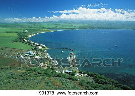 Stock Photo - Hawaii, Maui, Maalaea Harbor, Maui Ocean Center. Fotosearch