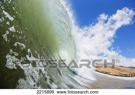 Hawaii, Maui, Maalaea, Wave breaking at legendary surf spot Freight Trains View Large Photo Image Stock Photo - Hawaii, Maui, Maalaea, Wave breaking at legendary surf spot Freight Trains. Fotosearch