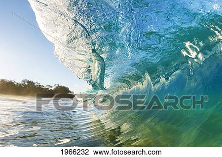 Hawaii, Maui, Makena Beach, Beautiful Wave Breaking Along Shore. View Large Photo Image Stock Image - Hawaii, Maui, Makena Beach, Beautiful Wave Breaking Along Shore.. Fotosearch