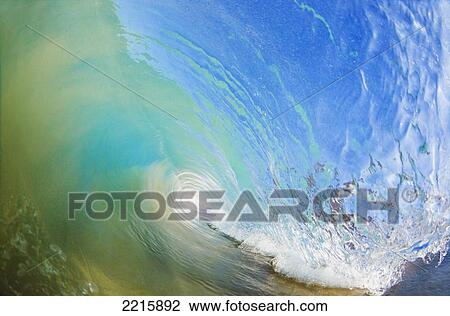 Hawaii, Maui, Makena, Beautiful blue wave breaking at the beach. View Large Photo Image Stock Image - Hawaii, Maui, Makena, Beautiful blue wave breaking at the beach.. Fotosearch