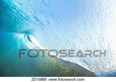Hawaii, Maui, Makena, Beautiful blue wave breaking at the beach. View Large Photo Image Stock Photo - Hawaii, Maui, Makena, Beautiful blue wave breaking at the beach.. Fotosearch