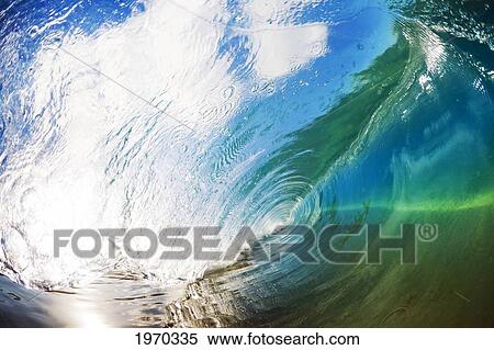 Hawaii, Maui, Makena, Beautiful Wave Breaking Along Shore View Large Photo Image Stock Photography - Hawaii, Maui, Makena, Beautiful Wave Breaking Along Shore. Fotosearch