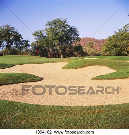 Hawaii, Maui, Makena Golf Club, Sandpit On The Course. View Large Photo Image Stock Image - Hawaii, Maui, Makena Golf Club, Sandpit On The Course.. Fotosearch