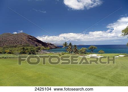 Picture - Hawaii, Maui, Makena Resort Golf Course.. Fotosearch