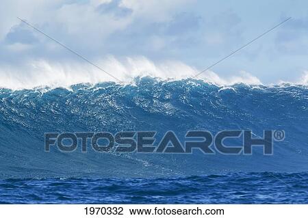 Hawaii, Maui, Peahi, Large Wave At Peahi, Also Known As Jaws View Large Photo Image Stock Image - Hawaii, Maui, Peahi, Large Wave At Peahi, Also Known As Jaws. Fotosearch