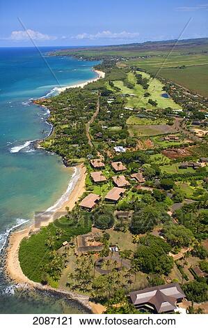 Hawaii, Maui, Sugar Cove, Aerial of Sprecklesville View Large Photo Image Stock Image - Hawaii, Maui, Sugar Cove, Aerial of Sprecklesville. Fotosearch