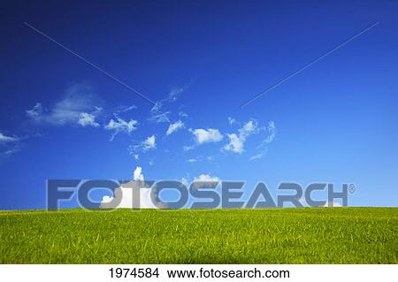 Hawaii, Oahu, Beautiful Landscape Of Green Grass And A Blue Sky. View Large Photo Image Picture - Hawaii, Oahu, Beautiful Landscape Of Green Grass And A Blue Sky.. Fotosearch