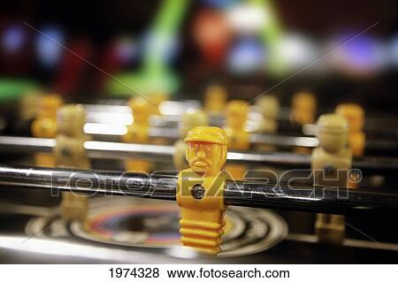 Stock Photo - Hawaii, Oahu, Close Up Of A Foosball Table.. Fotosearch