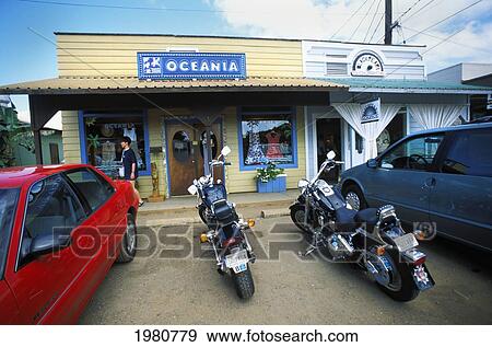 Hawaii, Oahu, Haleiwa, Local Rustic Storefront And Parking Lot. View Large Photo Image Stock Photo - Hawaii, Oahu, Haleiwa, Local Rustic Storefront And Parking Lot.. Fotosearch