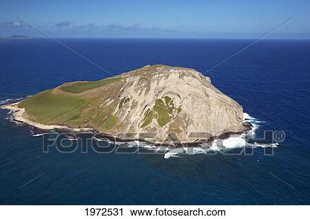 Hawaii, Oahu, Manana Island Aka Rabbit Island. View Large Photo Image Stock Image - Hawaii, Oahu, Manana Island Aka Rabbit Island.. Fotosearch