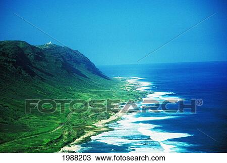 Hawaii, Oahu, Mokuleia, View Of Kaena Point View Large Photo Image Stock Image - Hawaii, Oahu, Mokuleia, View Of Kaena Point. Fotosearch