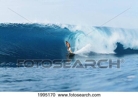 Hawaii, Oahu, North Shore, Backdoor Pipe, Pancho Sullivan Riding Wave View Large Photo Image Stock Image - Hawaii, Oahu, North Shore, Backdoor Pipe, Pancho Sullivan Riding Wave. Fotosearch