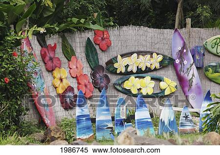 Hawaii, Oahu, North Shore, Haleiwa, Elaborately Painted Surfboards By Ron Artis. View Large Photo Image Stock Photography - Hawaii, Oahu, North Shore, Haleiwa, Elaborately Painted Surfboards By Ron Artis.. Fotosearch