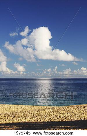 Stock Photography - Hawaii, Oahu, North Shore In The Morning.. Fotosearch