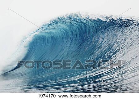 Hawaii, Oahu, Pipeline, Wave Breaking. View Large Photo Image Stock Image - Hawaii, Oahu, Pipeline, Wave Breaking.. Fotosearch