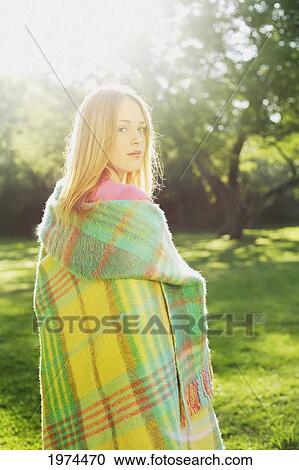 Stock Image - Hawaii, Oahu, Portrait Of A Beautiful Young Woman.. Fotosearch