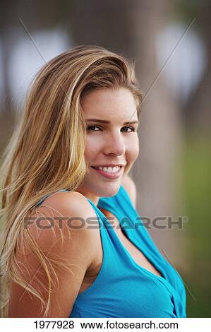 Hawaii, Oahu, Portrait Of A Pretty Girl. View Large Photo Image Stock Photo - Hawaii, Oahu, Portrait Of A Pretty Girl.. Fotosearch