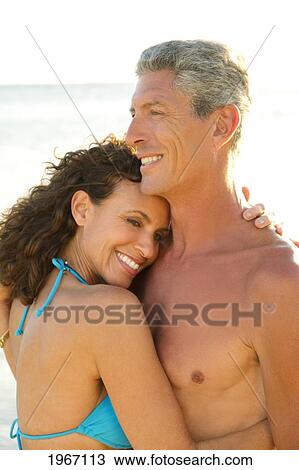 Hawaii, Oahu, Senior Couple Embracing. View Large Photo Image Stock Image - Hawaii, Oahu, Senior Couple Embracing.. Fotosearch
