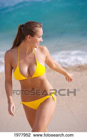 Hawaii, Oahu, Sexy Girl On The Beach. View Large Photo Image Stock Image - Hawaii, Oahu, Sexy Girl On The Beach.. Fotosearch