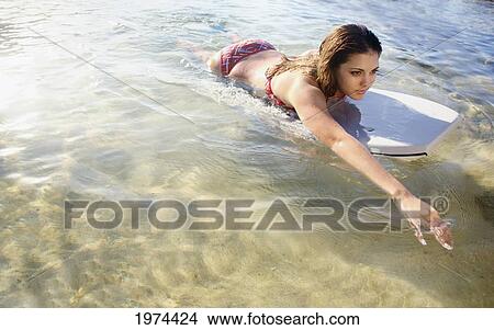 Hawaii, Oahu, Surfer Girl Enjoying A Day Out. View Large Photo Image Picture - Hawaii, Oahu, Surfer Girl Enjoying A Day Out.. Fotosearch