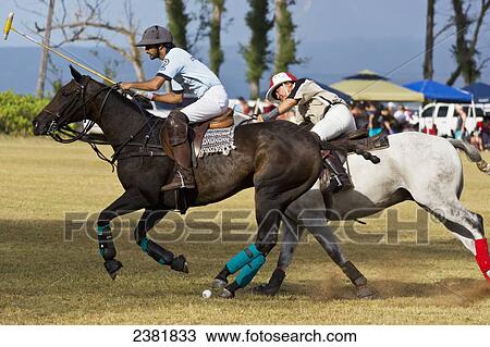Stock Image - Hawaii polo club; Honolulu, Oahu, Hawaii, United States of America. Fotosearch