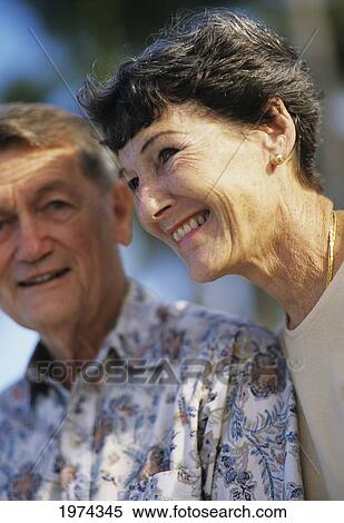 Hawaii, Senior Couple Enjoying A Day Out. View Large Photo Image Stock Photography - Hawaii, Senior Couple Enjoying A Day Out.. Fotosearch