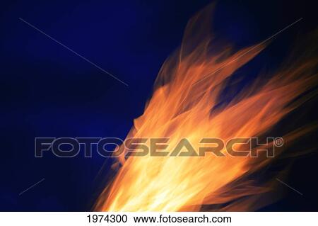 Hawaii, Tiki Torch Flame In The Dark Night. View Large Photo Image Stock Image - Hawaii, Tiki Torch Flame In The Dark Night.. Fotosearch