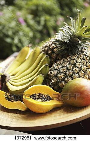 tropical fruit tray