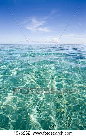 Hawaii, White Cloud Over Turquoise Water. View Large Photo Image Stock Image - Hawaii, White Cloud Over Turquoise Water.. Fotosearch