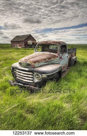 HDR image of an abandoned truck in a rural area; Saskatchewan, Canada View Large Photo Image Stock Photo - HDR image of an abandoned truck in a rural area; Saskatchewan, Canada. Fotosearch