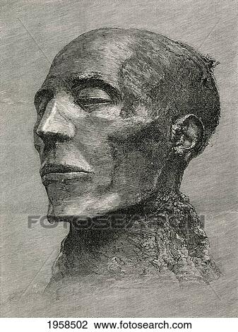Head Of The Mummy Of Menmaatre Seti I, Also Called Sethos I, C. 1294 Bc To 1279 Bc. Pharaoh Of Ancient Egypt. From The World's Inhabitants By G. T. Bettany Published 1888. View Large Photo Image Stock Image - Head Of The Mummy Of Menmaatre Seti I, Also Called Sethos I, C. 1294 Bc To 1279 Bc. Pharaoh Of Ancient Egypt. From The World's Inhabitants By G. T. Bettany Published 1888.. Fotosearch
