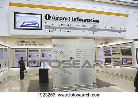 Stock Photograph - Heathrow Express Train At Terminal 5. Fotosearch