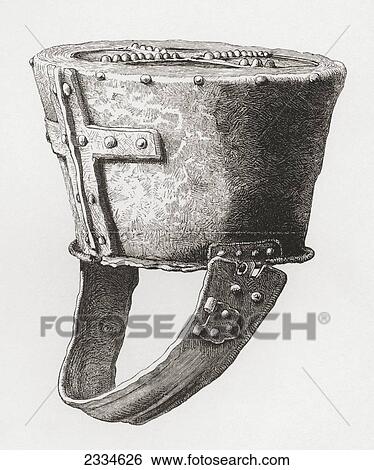 Helmet, From Castle Pomeroy, England, Dating From C. 12Th Century. From The British Army: It's Origins, Progress And Equipment, Published 1868. View Large Photo Image Stock Photograph - Helmet, From Castle Pomeroy, England, Dating From C. 12Th Century. From The British Army: It's Origins, Progress And Equipment, Published 1868.. Fotosearch