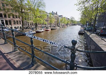 Hendrick Jacobsz Bridge Over The Herengracht, Amsterdam, Netherlands View Large Photo Image Stock Photography - Hendrick Jacobsz Bridge Over The Herengracht, Amsterdam, Netherlands. Fotosearch