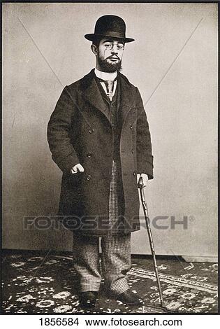 Picture - Henri Marie Raymond De Toulouse-Lautrec Monfa 1864-1901 French Painter Printmaker Draftsman And Illustrator From A Photograph From The Book Toulouse Lautrec By Gerstle Mack Published 1938. Fotosearch