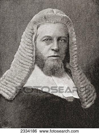 Stock Photograph - Henry Charles Lopes, 1St Baron Ludlow, 1828-1899. British Judge And Conservative Party Politician. From The Strand Magazine, Published 1896. Fotosearch