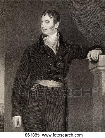 Stock Photography - Henry Fitzmaurice Petty Marquis Of Lansdowne 1780 To 1863 Engraved By H Cook After Sir T Lawrence From The Book National Portrait Gallery Volume Iii Published C 1835. Fotosearch