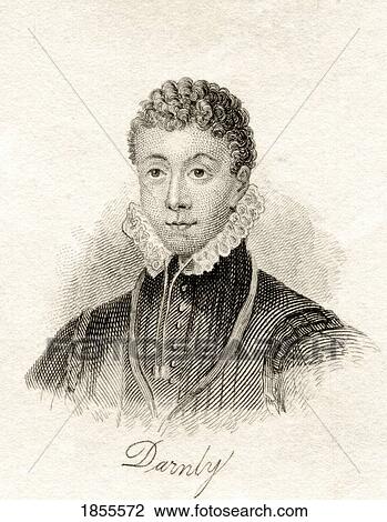 Stock Image - Henry Stewart Lord Darnley Also Stuart 1545-1567 Cousin And Second Husband Of Mary Queen Of Scots Father Of James I Of Great Britain From The Book Crabbs Historical Dictionary Published 1825. Fotosearch
