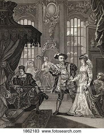 Henry The Eighth And Anna Boleyne Engraved By T Cooke After Hogarth From The Works Of Hogarth Published London 1833 View Large Photo Image Stock Image - Henry The Eighth And Anna Boleyne Engraved By T Cooke After Hogarth From The Works Of Hogarth Published London 1833. Fotosearch