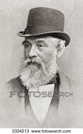 Stock Image - Henry Tracey Coxwell, 1819 -1900. English Aeronaut. From The Strand Magazine, Published 1896. Fotosearch